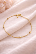 Bracelet élégante doré en acier inoxydable