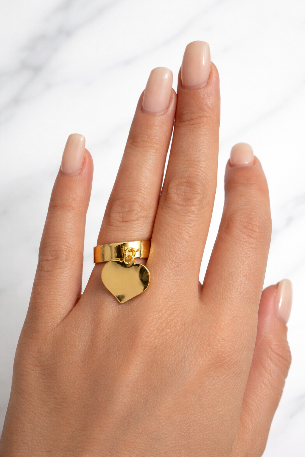 Bague élégance dorée