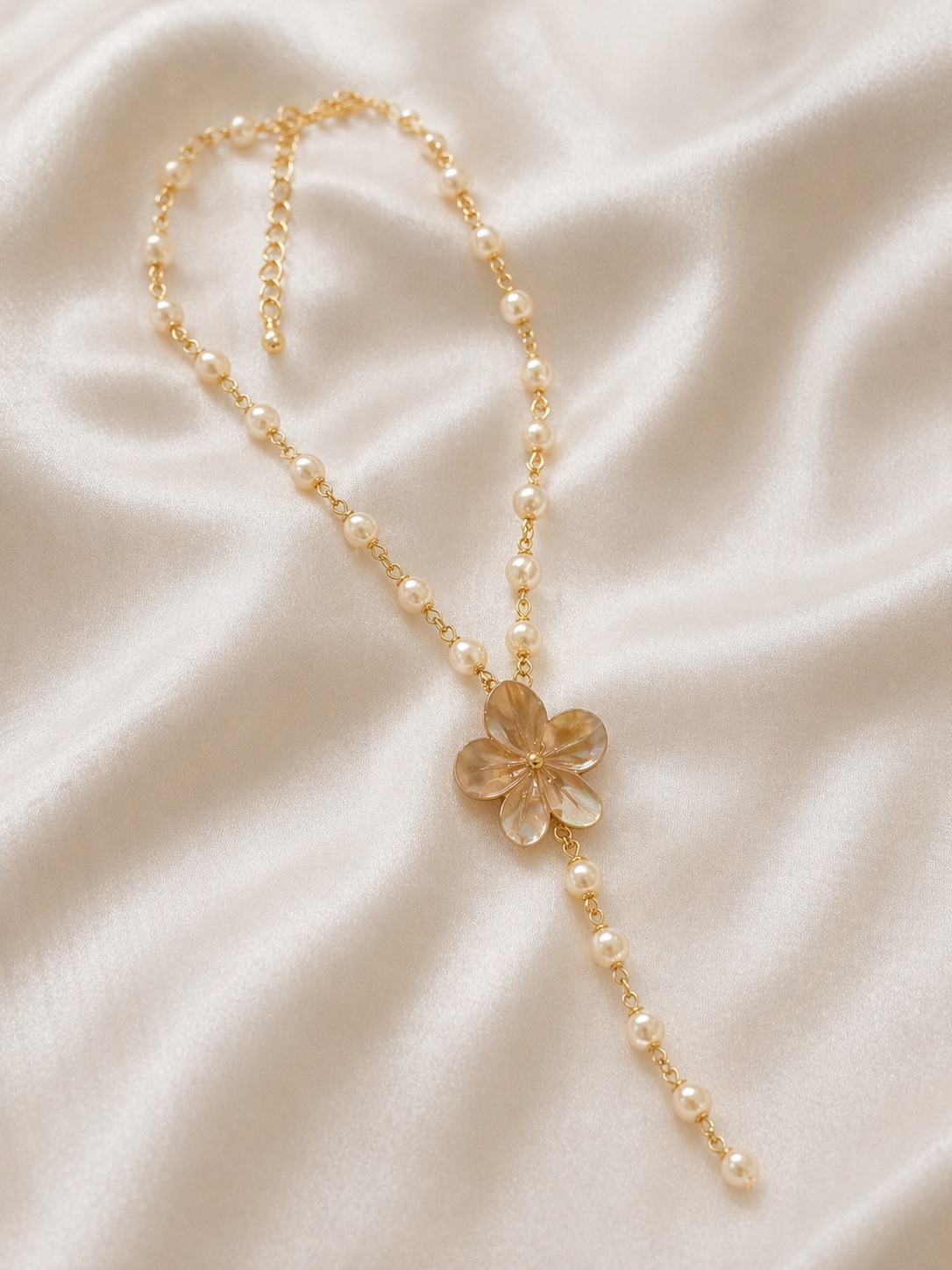 Collier fleur de perles