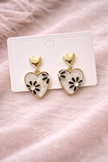 Boucles d’oreilles, cœur des fleurs